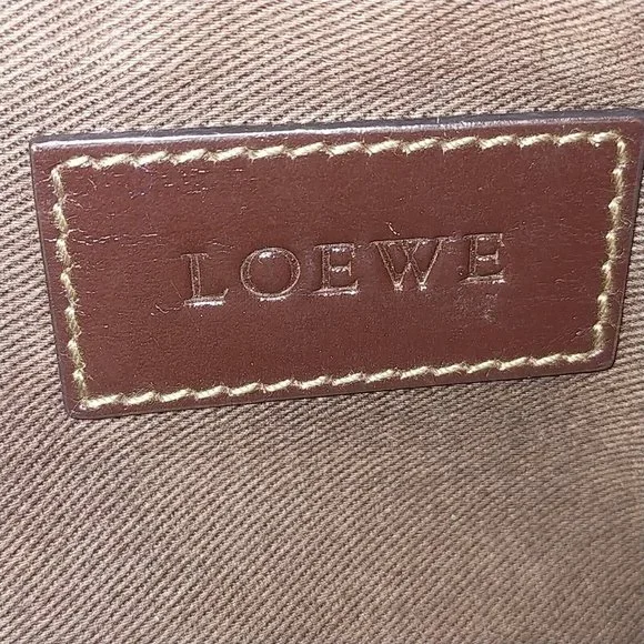 LOEWE Hand Bag Brown PVC 3028283